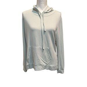 Weatherproof Women's Light Green white  Checkered Hoodie‎
